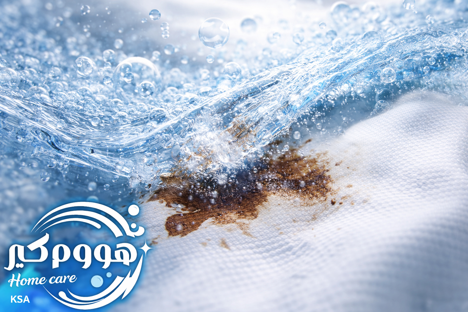 إزالة البقع بمسحوق الغسيل